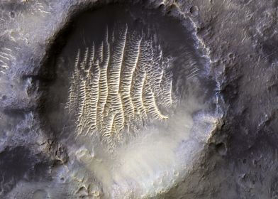 Mars Airy 0 crater