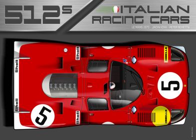 Ferrari 512S Le Mans No5 