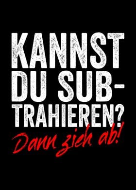 Kannst Du Subtrahieren