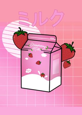 japanese Strawberry Milk