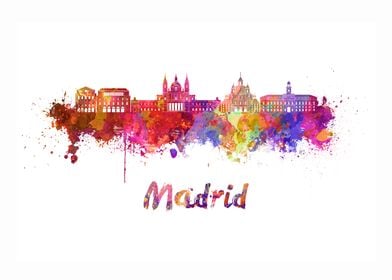 Madrid v2 skyline