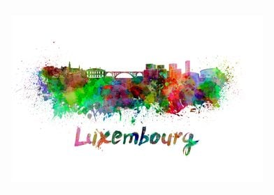 Luxembourg skyline