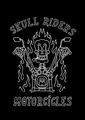 skull moto rider