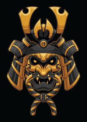 Japanese samurai gold