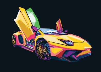 Car LP 750 Colorful