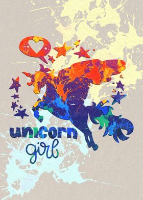 Unicorn wattercolor