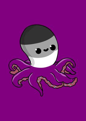 Asexual Octopus Ace Pride