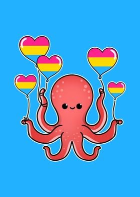 Octopus Balloon Pan Pride