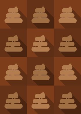 Poop Icons Art Orange 4