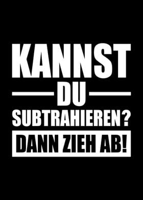 Kannst Du Subtrahieren