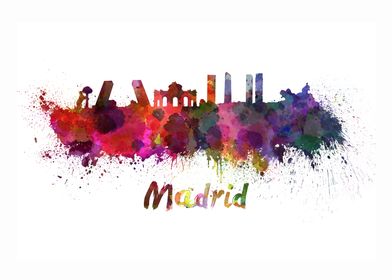 Madrid skyline