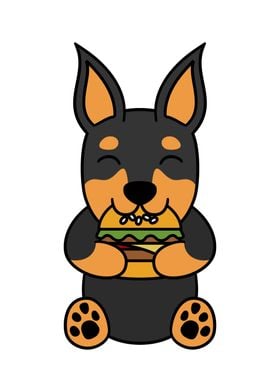 Miniature Pinscher Burger 