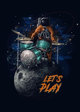 Space drummer lets play me