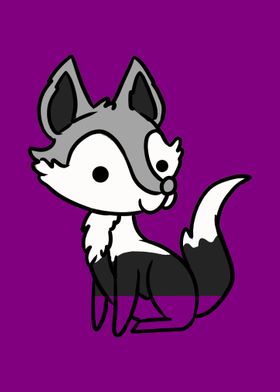 Asexual Fox Asexual Pride