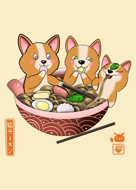 shiba inu ramen