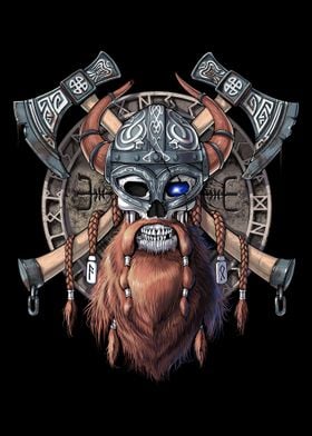 Viking Warrior Skull