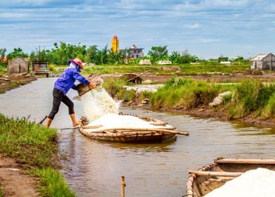 Manual salt production