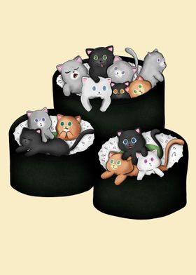 sushi cats