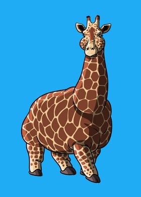 Fat giraffe
