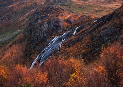 Scenic waterfall