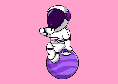 Cute Astronaut