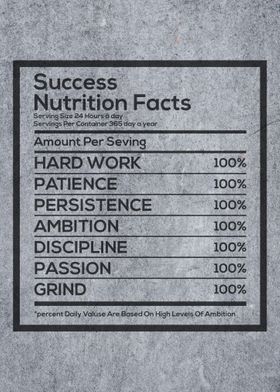 Success Nutrition Facts