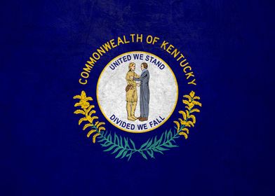 Flag of Kentucky on Wall