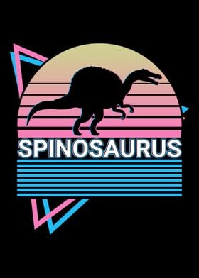 Spinosaurus Dinosaur Retro