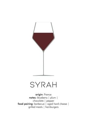 Syrah wine