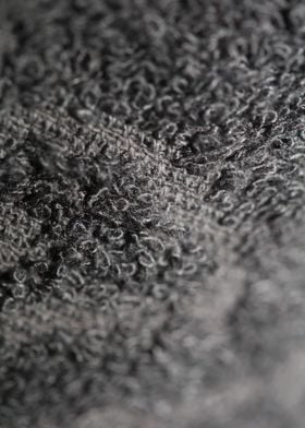 Grey shower towel textile