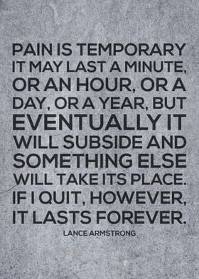 Pain Is Temporary