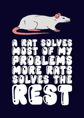 Funny Rat Pun' Poster by MzumO | Displate