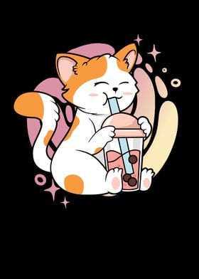 Kawaii Cat Bubble Tea