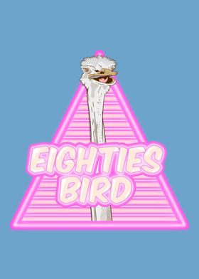 Eighties Bird Ostrich