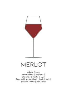 Medium Red Merlot