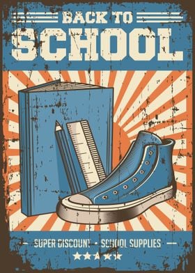 Back To School RetroPoster