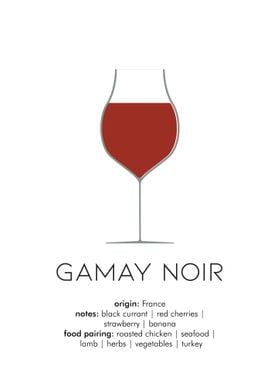 Light Red Gamay Noir