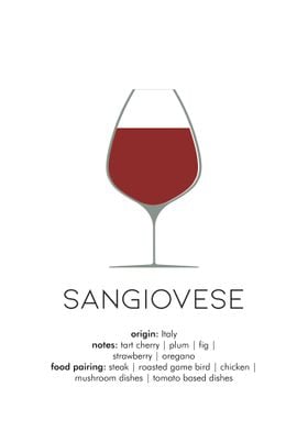 Medium Red Sangiovese