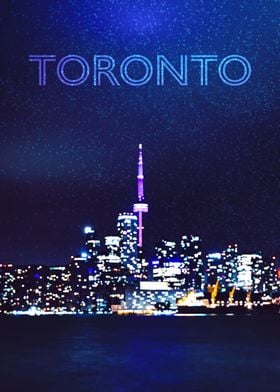 Toronto Canada City Night