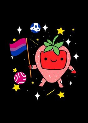 Strawberry Bi Pride