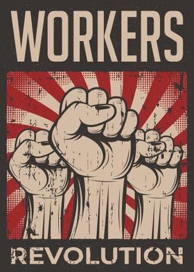 Workers Revolution Poster