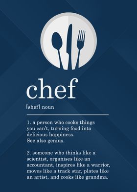 Funny Chef Definition Cook