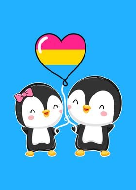 Pan Pride Penguin Couple