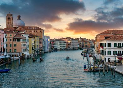 Sunset in Venice