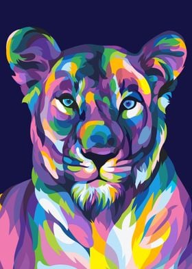 Lion color full