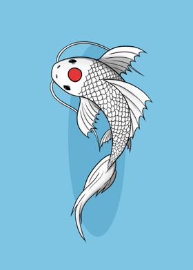 Japan Fish Minimalist