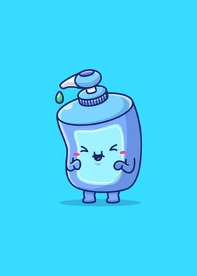 Cute Liquid Soap Cartoon