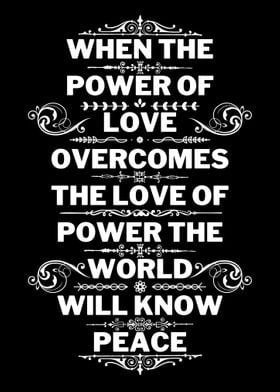 THE POWER OF LOVE