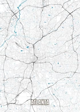 City map ATLANTA