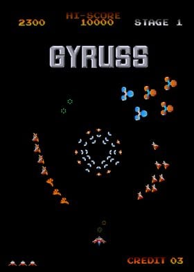 Gyrrus retro video game